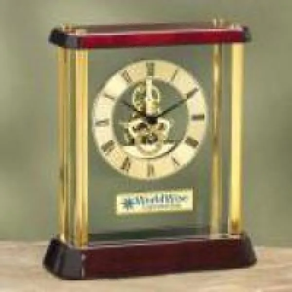 Engraved clock award