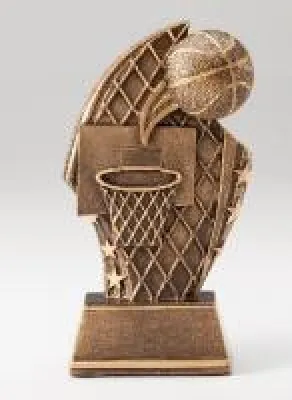 Antique Star Sweep Resin Trophy Awards