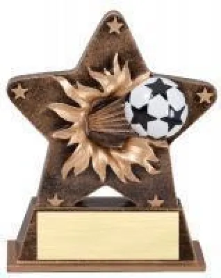 Bursting Star Resin Trophy Awards