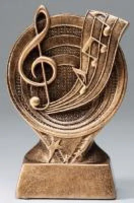 Circle Backdrop Resin Trophies