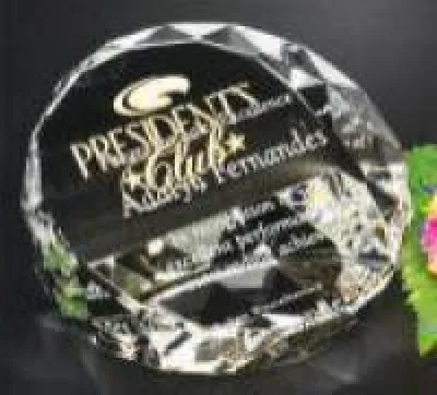 Paper Weight Crystal Awards